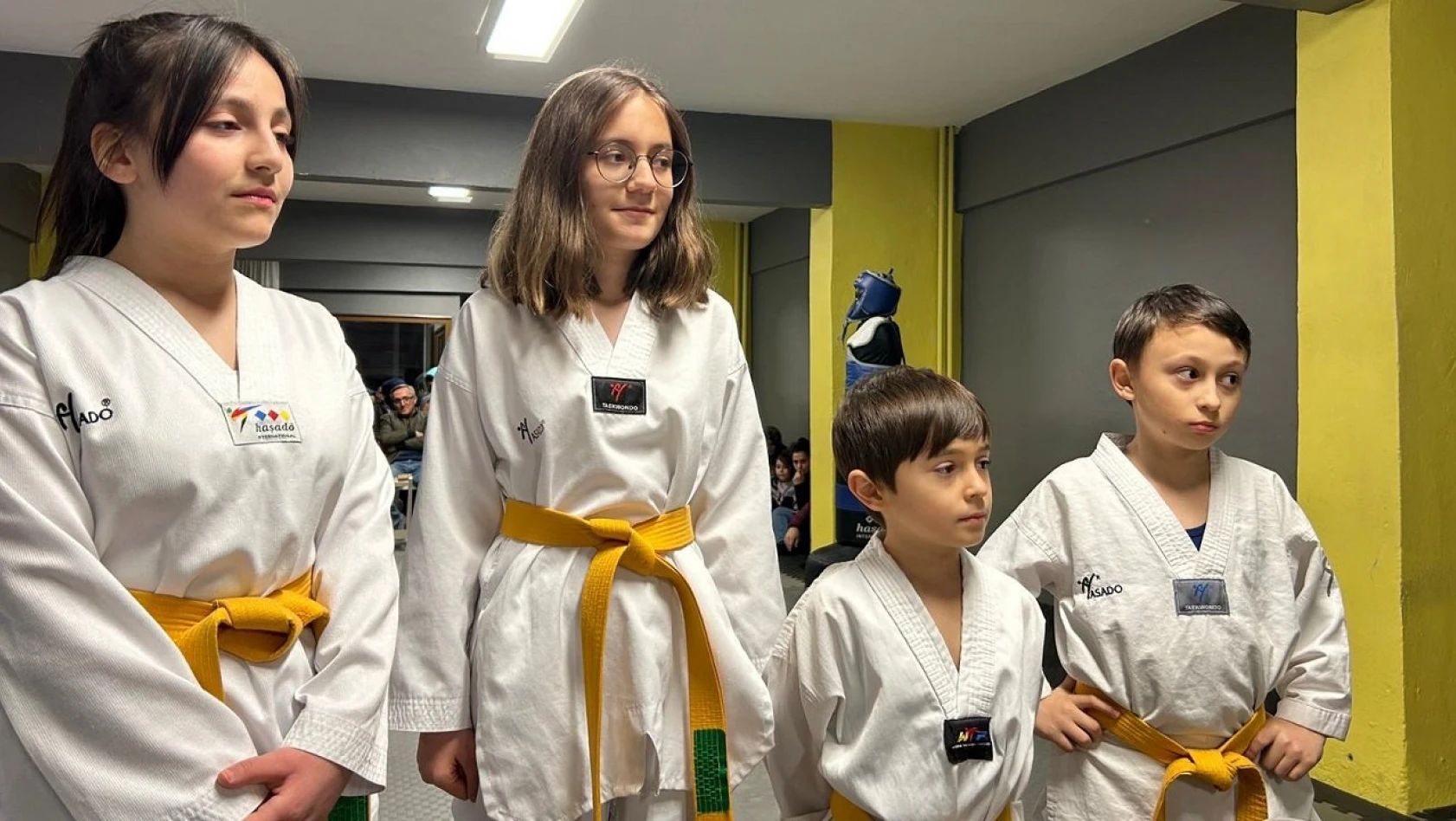 Erişenli taekwondocularda sınav heyecanı