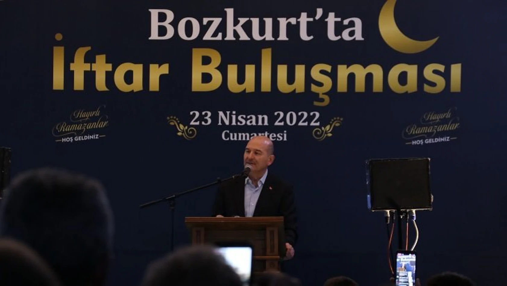 İçişleri Bakanı Soylu, Bozkurt'ta iftar programına katıldı