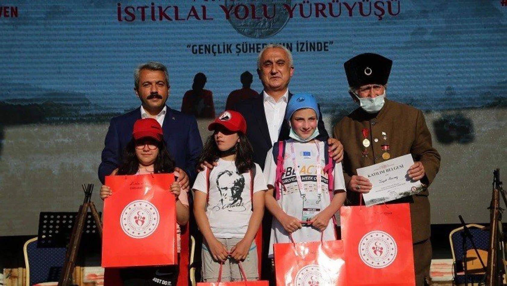 Kastamonu'da 4 gün süren 'Atatürk ve İstiklal Yolu Yürüyüşü' sona erdi