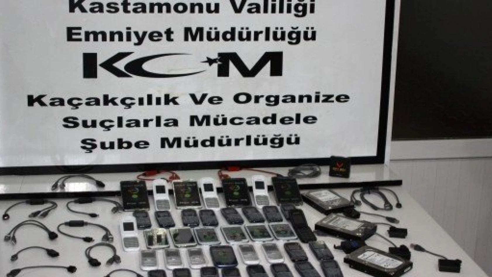 Kastamonu'da Kaçak Telefon Yakalandı