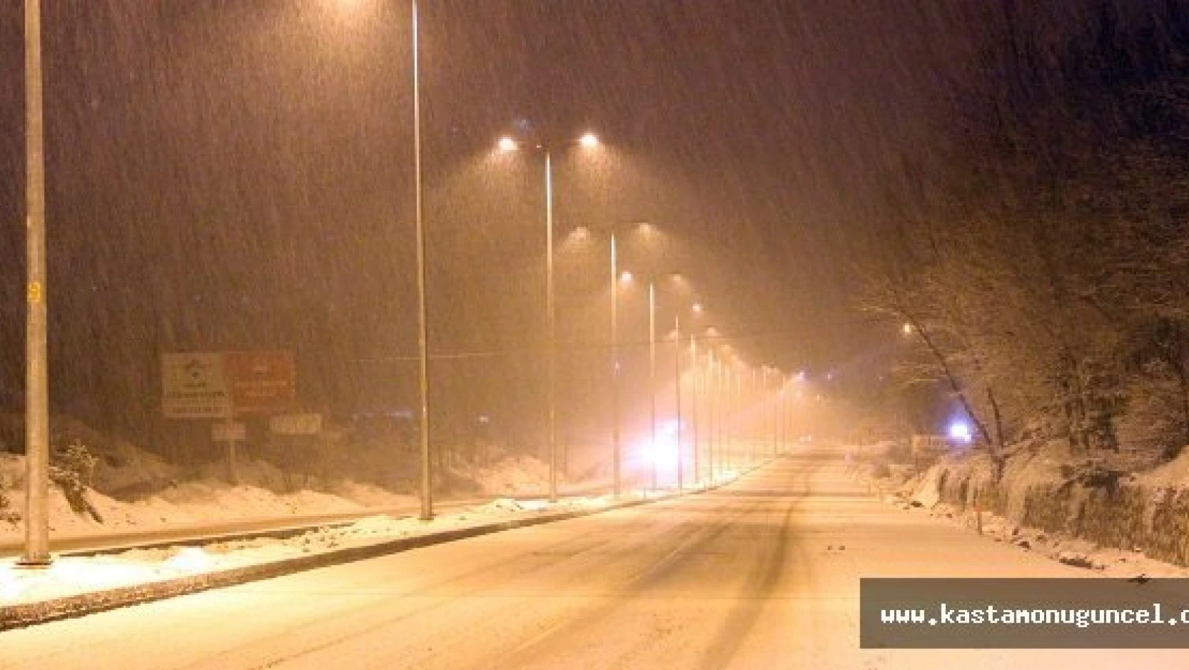 Kastamonu'da Kar Yağışı
