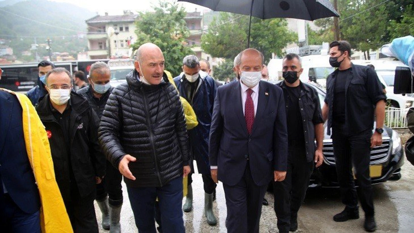 KKTC Cumhurbaşkanı Tatar'dan 'geçmiş olsun' ziyareti