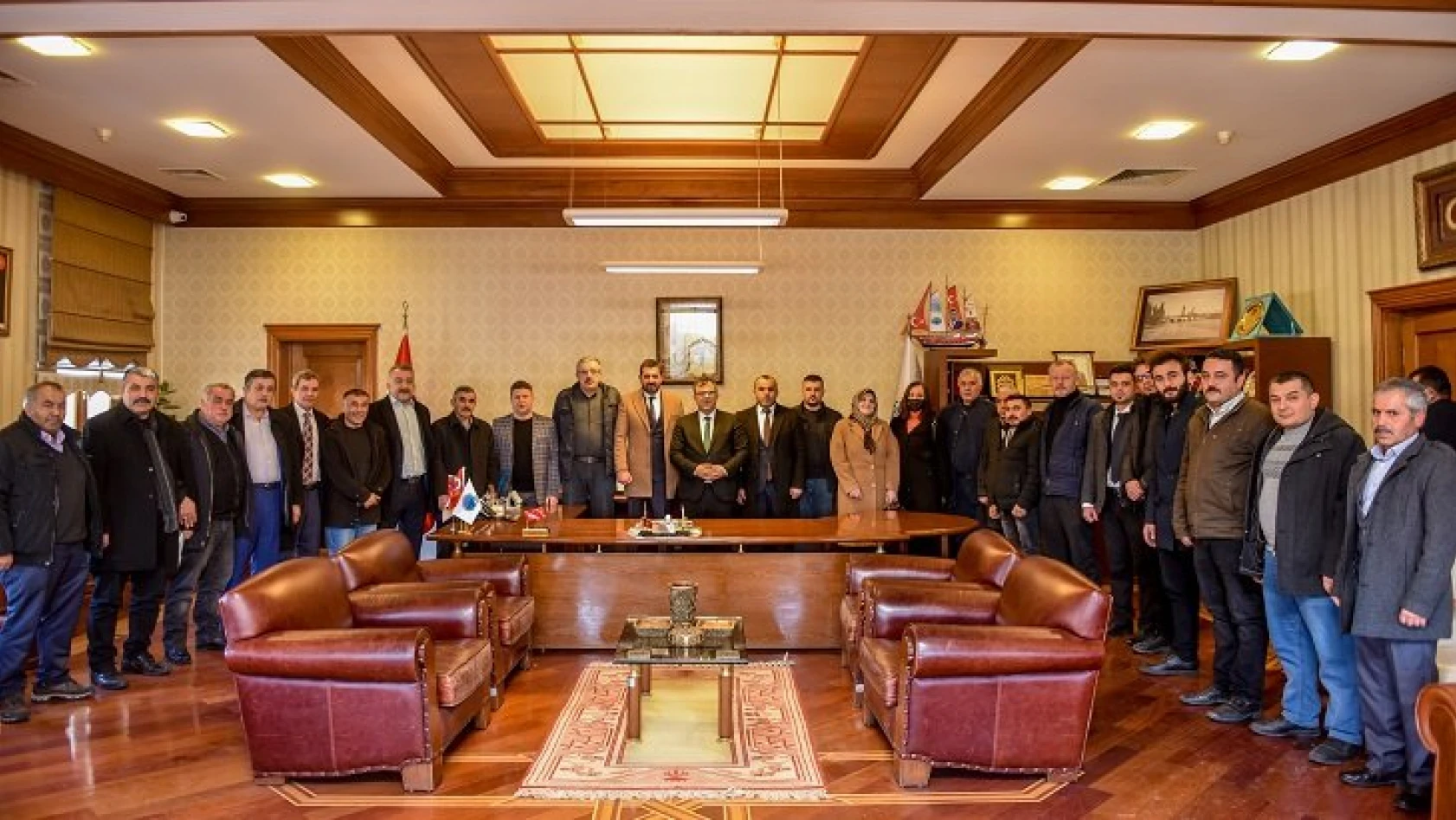 MHP yeni yönetiminden Başkan Çatal'a ziyaret