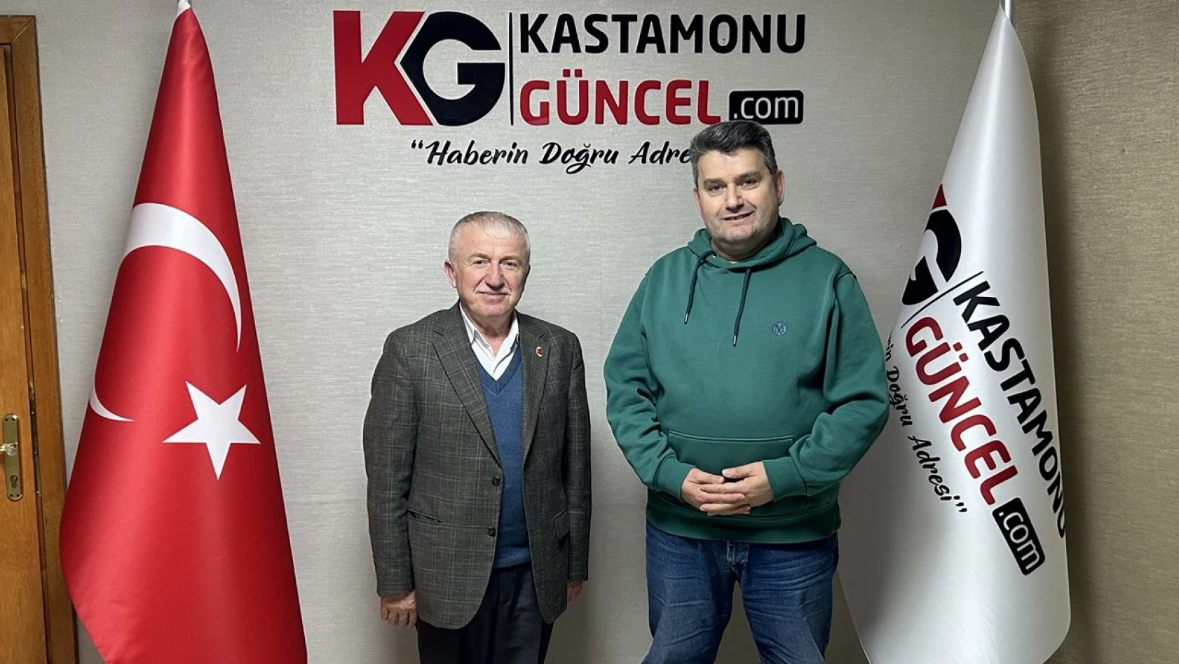 Muhtar Karabacakoğlu'dan haber sitemize ziyaret