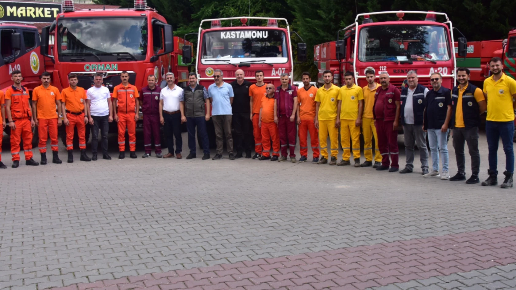 Olası yangınlar için ekip gönderildi