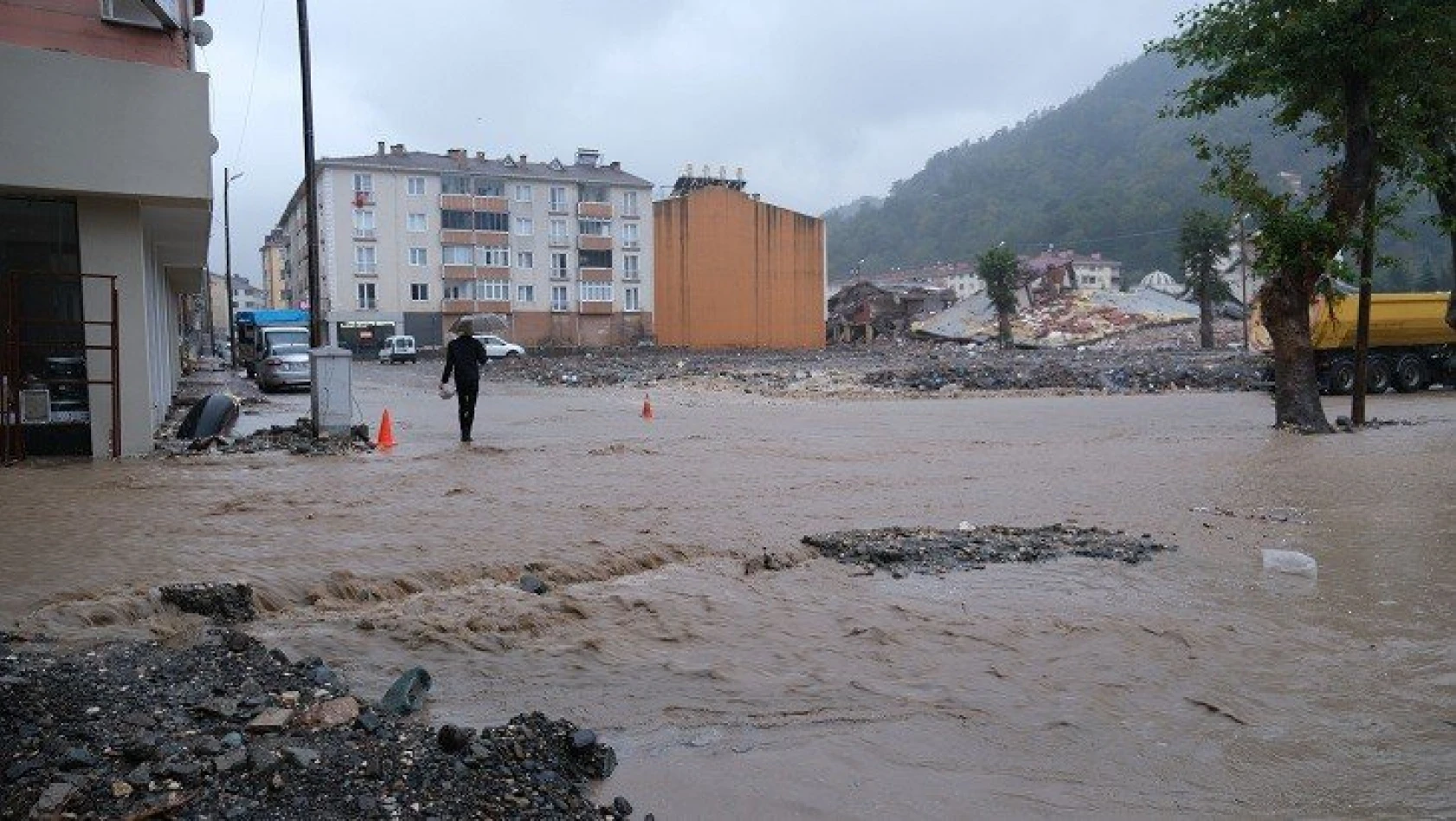 Şiddetli yağış sonrası Bozkurt yeniden sular altında kaldı