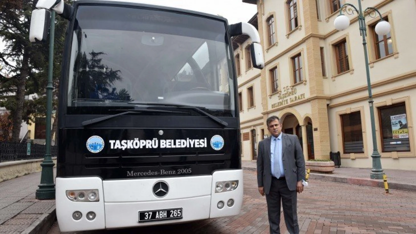 Taşköprü Belediyesine 46 kişilik otobüs alındı