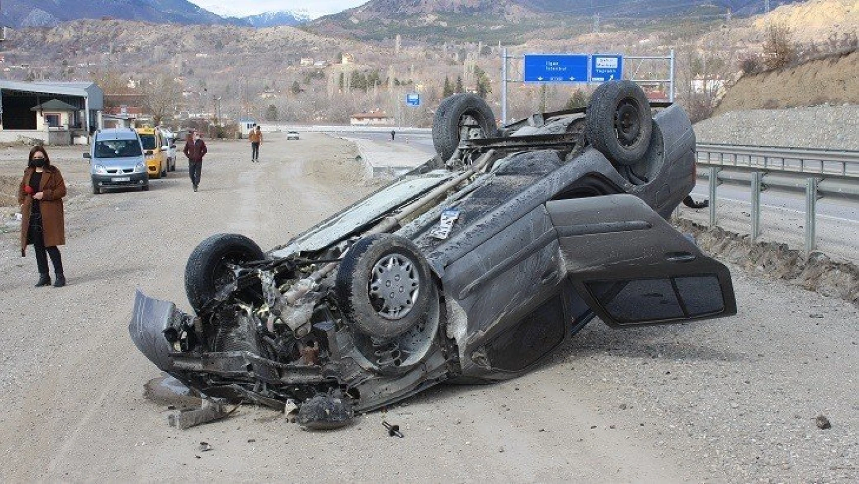 Tosya'daki trafik kazasında 1 kişi yaralandı
