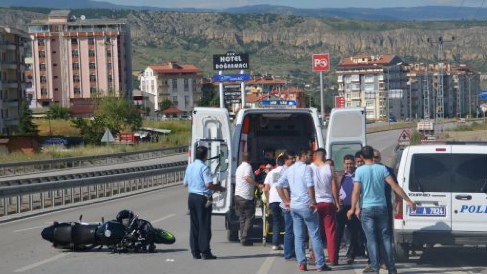 Tosya'da Motosiklet Kazası: 2 Yaralı
