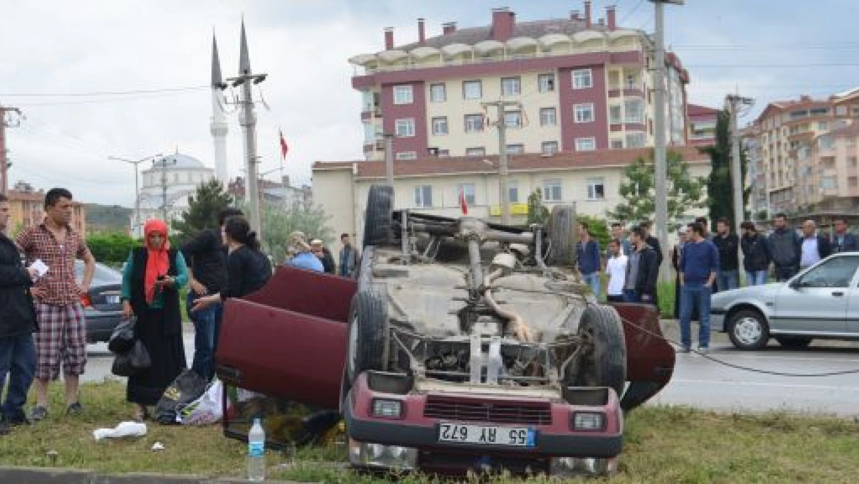 Tosya'da Trafik Kazası: 4 Yaralı