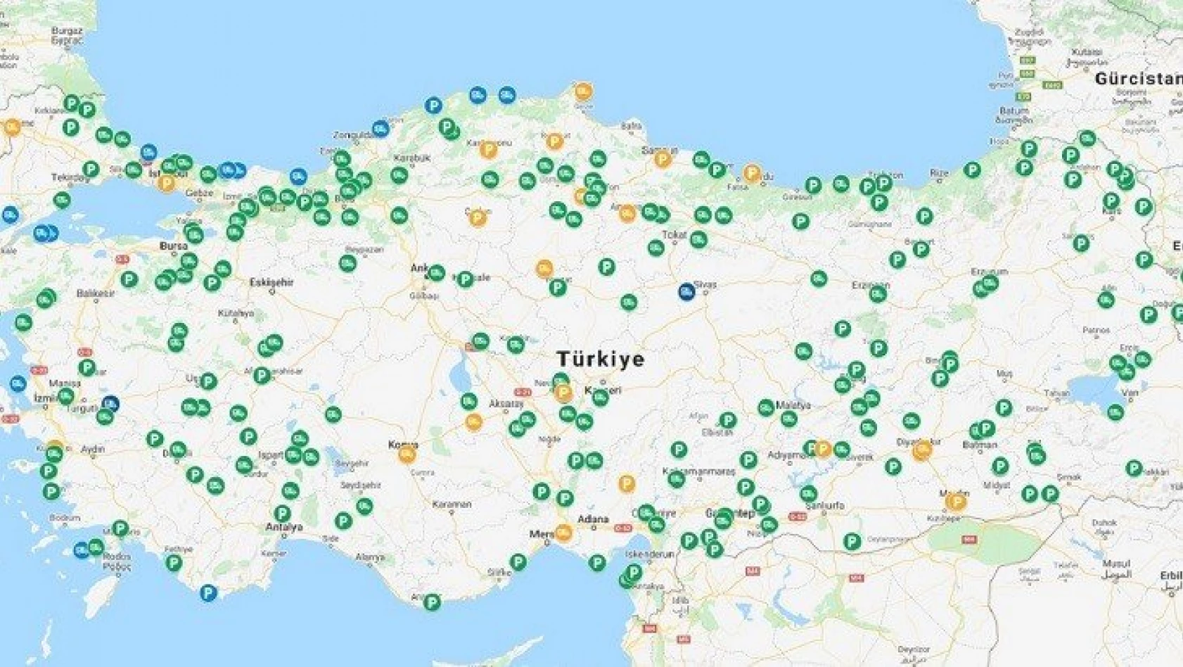 Türkiye'deki potansiyel karavan alanları belirlendi