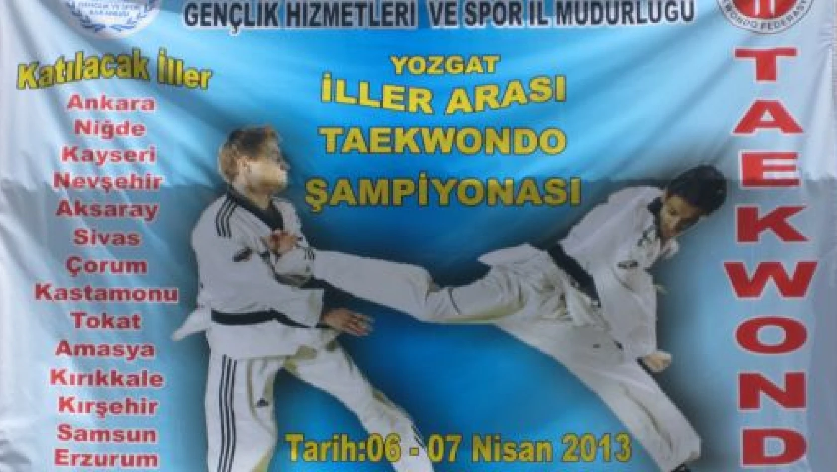 Yozgat İllerarası Taekwondo Şampiyonası Sona Erdi