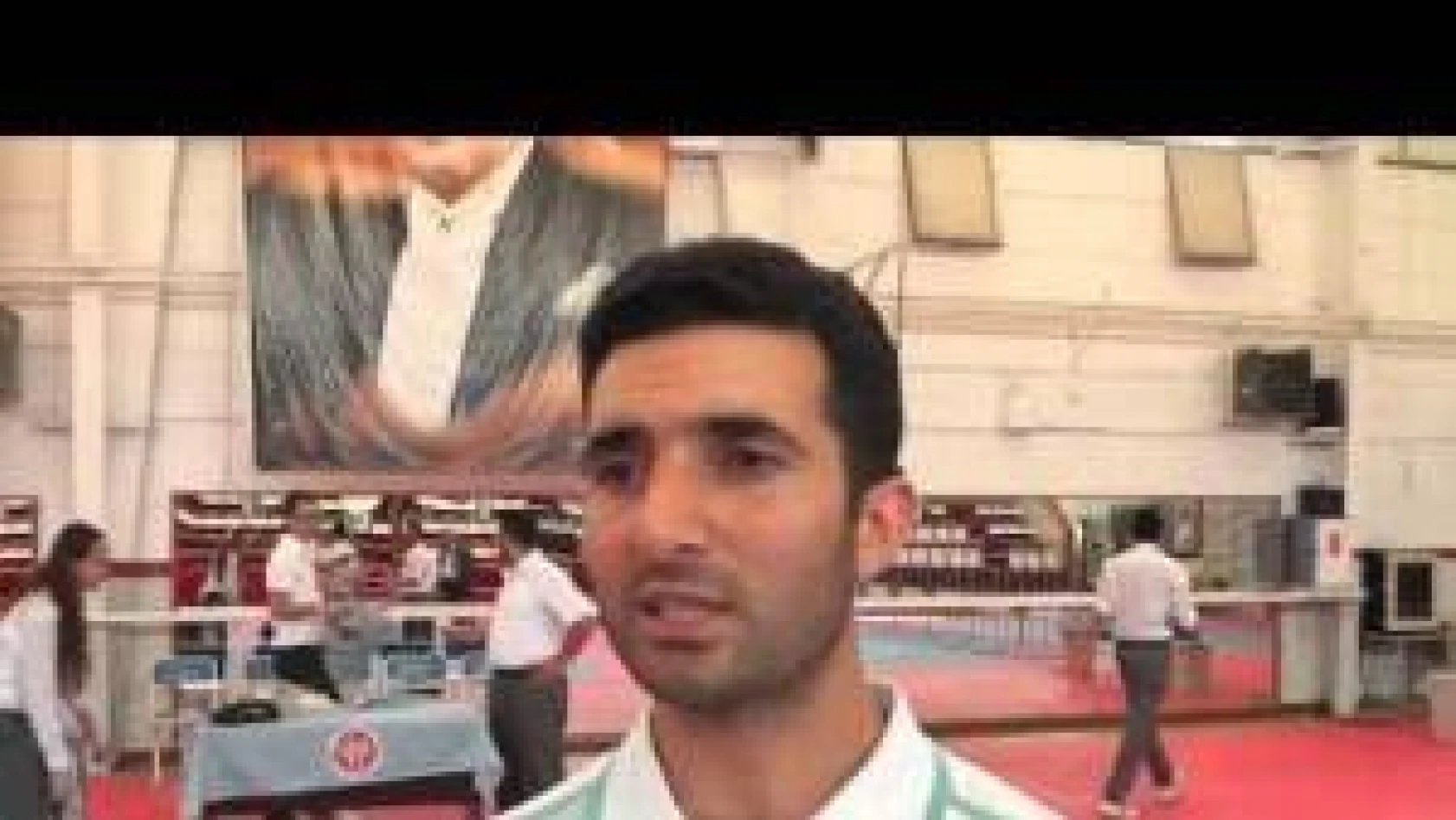 Taekwondocu Onur Erzan ve antrenörü Ercan Celik ile röportaj