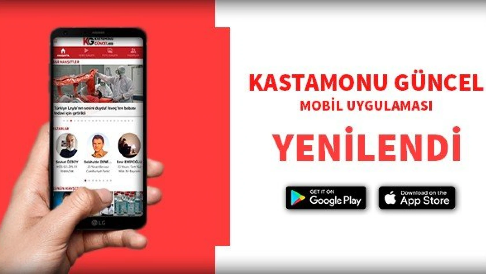 Kastamonu Güncel'in iOS ve Android uygulamaları yenilendi