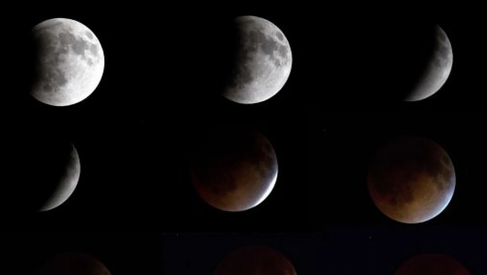Dünya'nın izlediği 'Kanlı Ay Tutulması' sona erdi