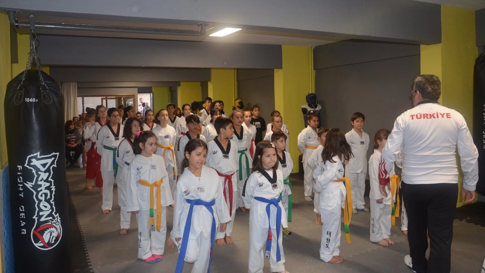 Erişen'li taekwondocularda sınav heyecanı