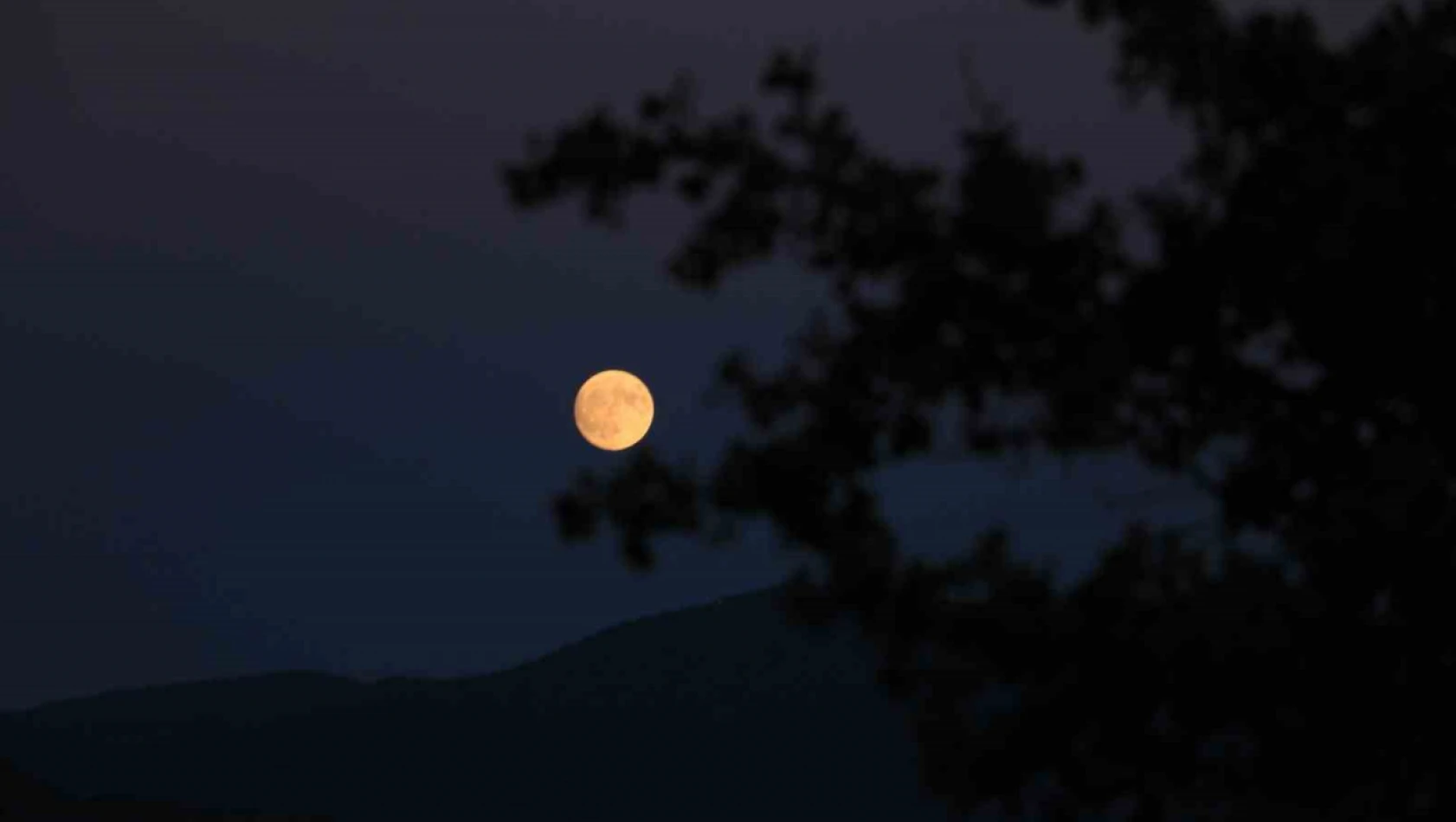 Ilgaz Dağı'nda mest eden dolunay manzarası