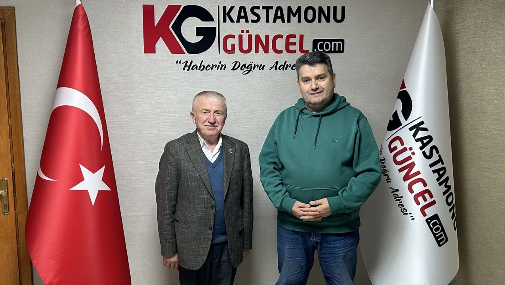 Muhtar Karabacakoğlu'dan haber sitemize ziyaret