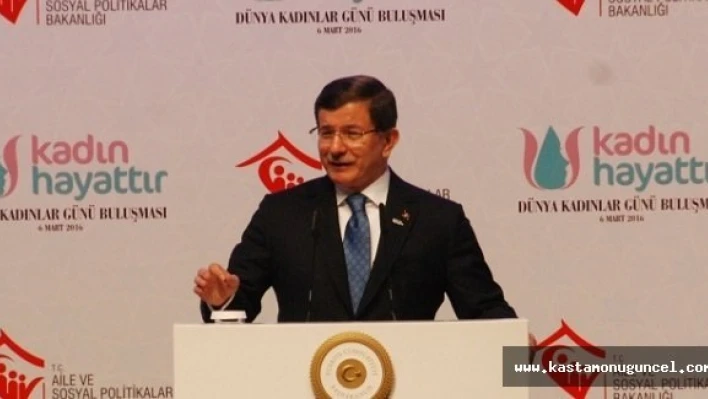 Davutoğlu'ndan Erkeklere Çağrı