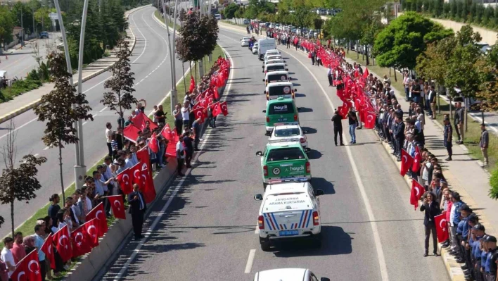 Şehit Şahan, Çankırı'da bayraklarla uğurlandı