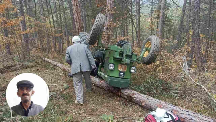 Traktör kazası! Altında kalan sürücü öldü